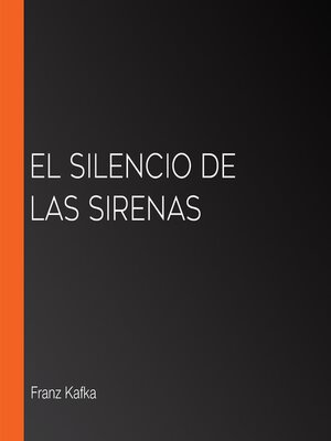 cover image of El silencio de las sirenas